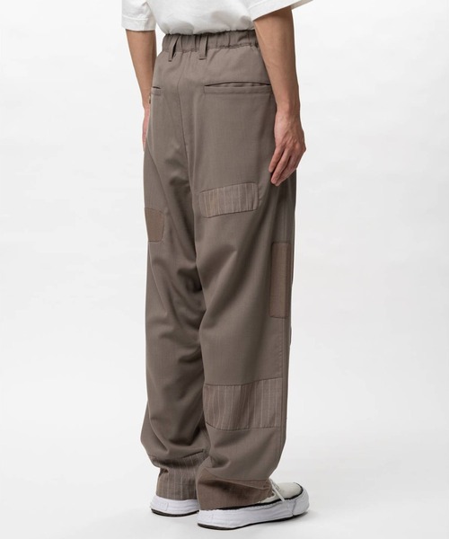 Maison MIHARA YASUHIRO（メゾンミハラヤスヒロ）の「【MIHARAYASUHIRO/ミハラヤスヒロ】Repaired Wool Pants(A16PT032 SLACKS)（その他パンツ・メンズ・ベージュ・FREE）」の6枚目の写真