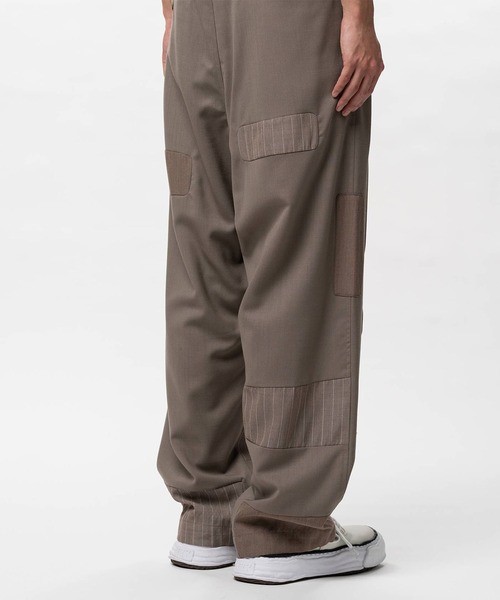 Maison MIHARA YASUHIRO（メゾンミハラヤスヒロ）の「【MIHARAYASUHIRO/ミハラヤスヒロ】Repaired Wool Pants(A16PT032 SLACKS)（その他パンツ・メンズ・ベージュ・FREE）」の7枚目の写真