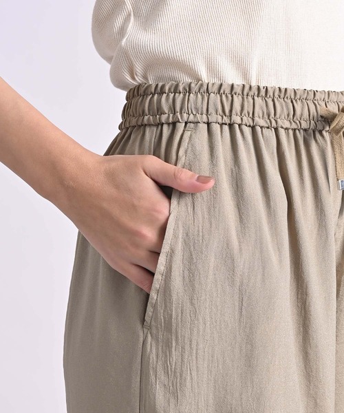 Anside（アンサイド）の「オーガンジーフリルラインパンツ（その他パンツ・レディース・ブラック/ベージュ・M）」の13枚目の写真