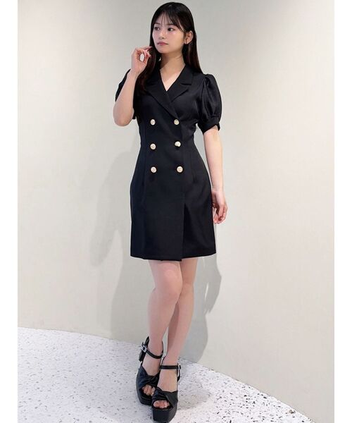 RESEXXY（リゼクシー）の「レースアップスリーブシアーワンピース（ワンピース・レディース・オレンジ/ホワイト/ブラック・FREE）」の21枚目の写真