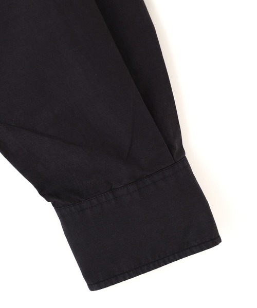 MHL.（エムエイチエル）の「COTTON RAMIE POPLIN（シャツ/ブラウス・レディース・ブラック/ライトグレー・2/1）」の10枚目の写真