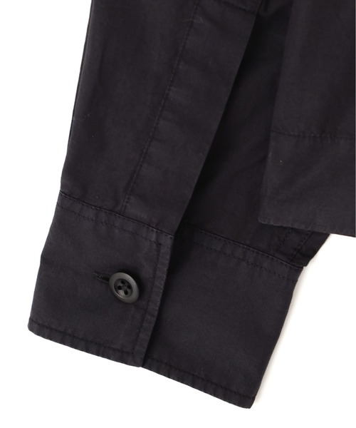 MHL.（エムエイチエル）の「COTTON RAMIE POPLIN（シャツ/ブラウス・レディース・ブラック/ライトグレー・2/1）」の13枚目の写真