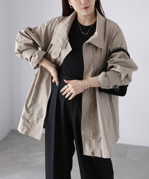 Riberry | ミドル丈スタンドカラートレンチコート(トレンチコート)