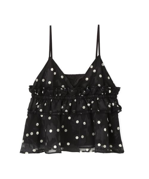 N.（N. Natural Beauty Basic）（エヌエヌナチュラルビューティーベーシック）の「ドットキャミビスチェ（キャミソール・レディース・ホワイト系その他/ブラック系その他・ﾌﾘ-）」の12枚目の写真