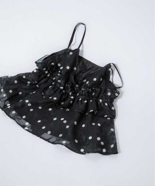 N.（N. Natural Beauty Basic）（エヌエヌナチュラルビューティーベーシック）の「ドットキャミビスチェ（キャミソール・レディース・ホワイト系その他/ブラック系その他・ﾌﾘ-）」の13枚目の写真