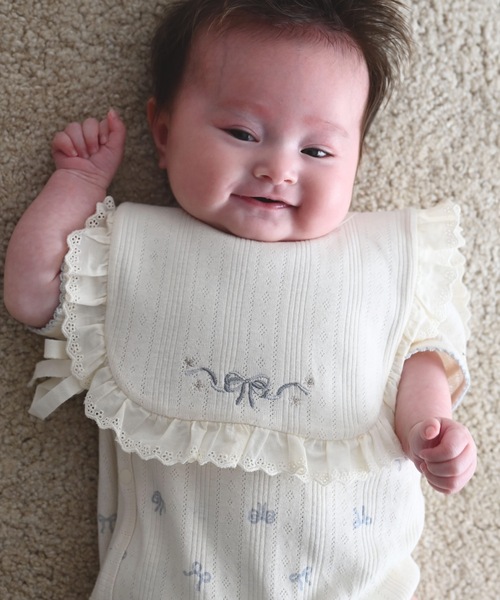 PUPPAPUPO（プッパプーポ）の「スタイベスト 針抜き（マグ/哺乳瓶/お食事グッズ・キッズ・グレー/アイボリー/ピンク・FREE）」の11枚目の写真