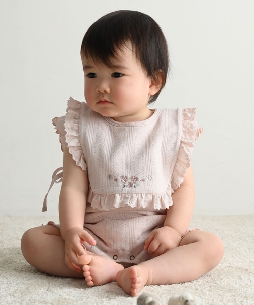 PUPPAPUPO（プッパプーポ）の「スタイベスト 針抜き（マグ/哺乳瓶/お食事グッズ・キッズ・グレー/アイボリー/ピンク・FREE）」の5枚目の写真