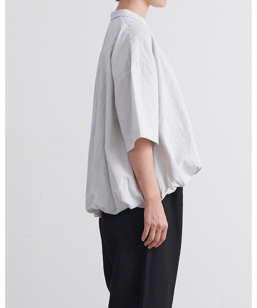 salle de bal（サルデバル）の「【 HEAVENLY / ヘブンリー 】Dot jacquard Ballon Blouse  2612072  DLI（シャツ/ブラウス・レディース・ライトグレー/ブラック/オフホワイト・FREE）」の4枚目の写真