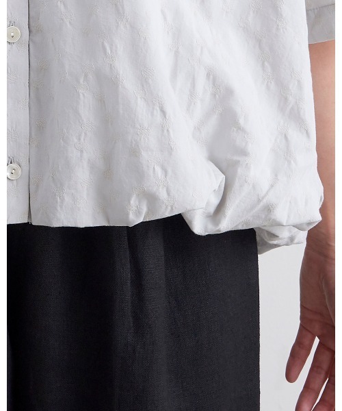 salle de bal（サルデバル）の「【 HEAVENLY / ヘブンリー 】Dot jacquard Ballon Blouse  2612072  DLI（シャツ/ブラウス・レディース・ライトグレー/ブラック/オフホワイト・FREE）」の8枚目の写真
