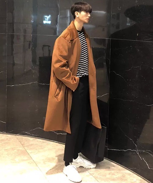 NOWLE(ノウル)の「【NOWLE】リラックスフィット モノトーンボーダー 長袖 Tシャツ(Tシャツ/カットソー・メンズ・ブラック/ホワイト・X-LARGE/LARGE/MEDIUM)」の12枚目の写真