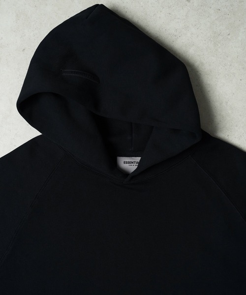 FOG ESSENTIALS(エフオージーエッセンシャルズ)の「"08"≪FOG ESSENTIALS≫裏起毛 スウェット バックロゴ プルオーバーパーカー(パーカー・メンズ・ブラック・XL/L/M)」の14枚目の写真