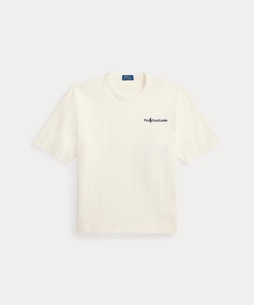 POLO RALPH LAUREN（ポロ ラルフ ローレン）の「リラックス フィット ロゴ ジャージー Tシャツ（Tシャツ/カットソー・メンズ・ホワイト・S/M/L）」の2枚目の写真