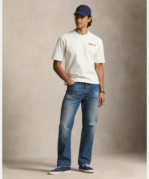 POLO RALPH LAUREN（ポロ ラルフ ローレン）の「リラックス フィット ロゴ ジャージー Tシャツ（Tシャツ/カットソー・メンズ・ホワイト・S/M/L）」の3枚目の写真