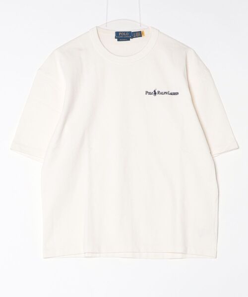 POLO RALPH LAUREN（ポロ ラルフ ローレン）の「リラックス フィット ロゴ ジャージー Tシャツ（Tシャツ/カットソー・メンズ・ホワイト・S/M/L）」の5枚目の写真
