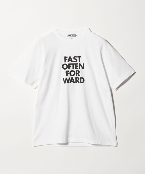 evergreen(エバーグリーン)の「<evergreen>フェイルフォワード Tシャツ(Tシャツ/カットソー・メンズ・ホワイト・S/L/M)」の1枚目の写真