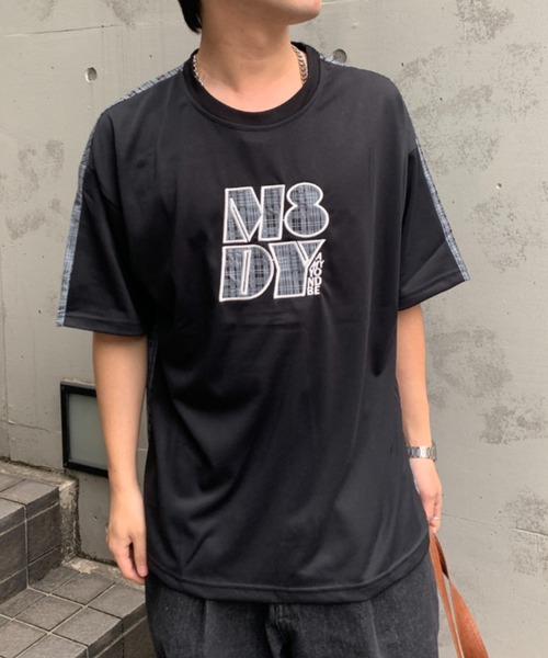 link lot(リンクロット)の「チェック切り替えロゴプリントTシャツ(Tシャツ/カットソー・メンズ・イエロー/ピンク/ブラック・M)」の13枚目の写真