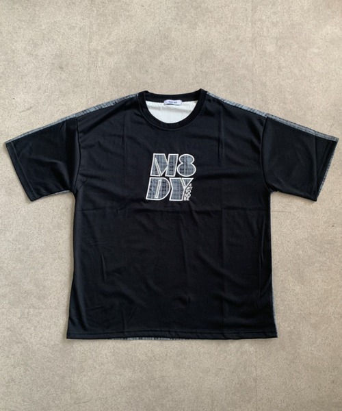 link lot(リンクロット)の「チェック切り替えロゴプリントTシャツ(Tシャツ/カットソー・メンズ・イエロー/ピンク/ブラック・M)」の16枚目の写真