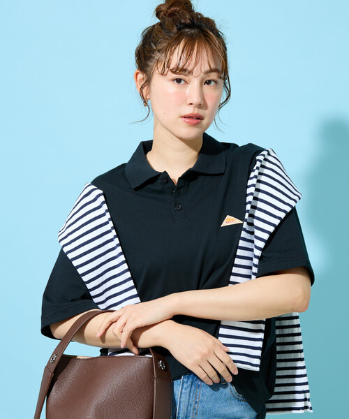 FREAK'S STORE（フリークスストア）の「限定展開 KELTY × FREAK'S STORE/ケルティ 別注 半袖 ポロシャツ（接触冷感・吸水速乾・UVカット・遮熱）（ポロシャツ・レディース・オリーブ/ブラック/ベージュ/オフホワイト/グレー・ﾌﾘ-）」の4枚目の写真