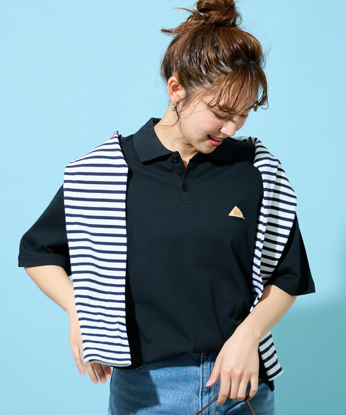 FREAK'S STORE（フリークスストア）の「限定展開 KELTY × FREAK'S STORE/ケルティ 別注 半袖 ポロシャツ（接触冷感・吸水速乾・UVカット・遮熱）（ポロシャツ・レディース・オリーブ/ブラック/ベージュ/オフホワイト/グレー・ﾌﾘ-）」の10枚目の写真