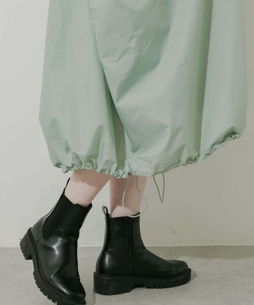 SMELLY(スメリー)の「『WEB限定』because Mods Poncho(レインコート/ポンチョ・レディース・グレー/ミント・ONE)」の9枚目の写真