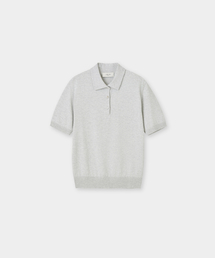 J'RIUM（ジェイリウム）の「[男女共用] コットンサマーエッセンシャルポロネックメランジグレー (ドライタッチ)（ポロシャツ）」