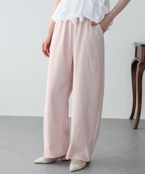 BLUEEAST(ブルーイースト)の「ドロストカーブパンツ(その他パンツ・レディース・アイボリー/ピンク/ブラック・MEDIUM)」の1枚目の写真