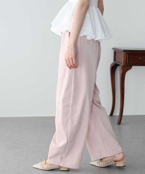 BLUEEAST(ブルーイースト)の「ドロストカーブパンツ(その他パンツ・レディース・アイボリー/ピンク/ブラック・MEDIUM)」の13枚目の写真