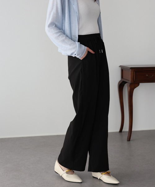 BLUEEAST(ブルーイースト)の「ドロストカーブパンツ(その他パンツ・レディース・アイボリー/ピンク/ブラック・MEDIUM)」の17枚目の写真