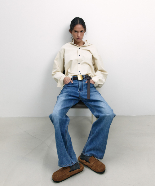 NOHANT（ノアン）の「ESSENTIAL OXFORD SHIRT IVORY（シャツ/ブラウス・レディース・アイボリー・SMALL/MEDIUM/LARGE）」の7枚目の写真