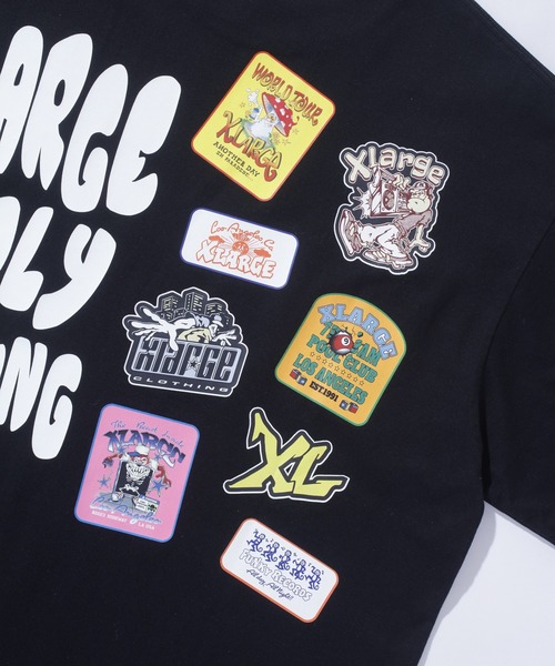 XLARGE(エクストララージ)の「MULTI LOGO S/S TEE(Tシャツ/カットソー・メンズ・ブラック/ホワイト/カモフラージュ・S/M/L/XL)」の12枚目の写真