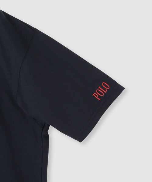 Mac-House（マックハウス）の「POLO BCS ワンポイント刺繍 チュールフェイクレイヤード オーバーサイズTシャツ（Tシャツ/カットソー・レディース・ネイビー/グレイッシュベージュ/ブラック・L/M）」の20枚目の写真