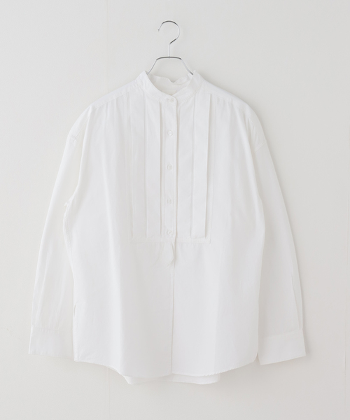 FRAMeWORK（フレームワーク）の「SEEALL/シーオール OVERSIZED TAXIDO SHIRTS（シャツ/ブラウス・レディース・ブラック/ホワイト・FREE）」の2枚目の写真