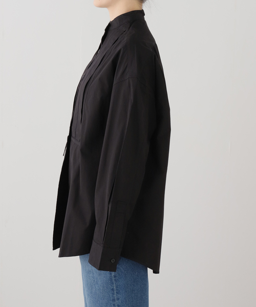 FRAMeWORK（フレームワーク）の「SEEALL/シーオール OVERSIZED TAXIDO SHIRTS（シャツ/ブラウス・レディース・ブラック/ホワイト・FREE）」の3枚目の写真