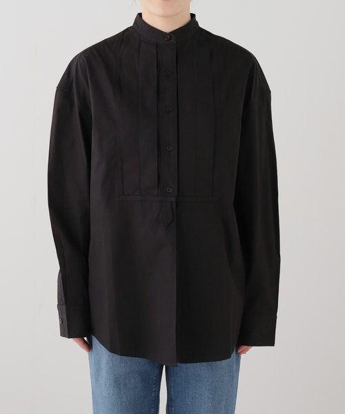 FRAMeWORK（フレームワーク）の「SEEALL/シーオール OVERSIZED TAXIDO SHIRTS（シャツ/ブラウス・レディース・ブラック/ホワイト・FREE）」の5枚目の写真