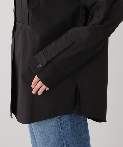 FRAMeWORK（フレームワーク）の「SEEALL/シーオール OVERSIZED TAXIDO SHIRTS（シャツ/ブラウス・レディース・ブラック/ホワイト・FREE）」の7枚目の写真