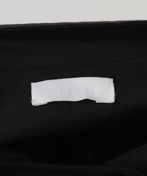 FRAMeWORK（フレームワーク）の「SEEALL/シーオール OVERSIZED TAXIDO SHIRTS（シャツ/ブラウス・レディース・ブラック/ホワイト・FREE）」の8枚目の写真