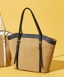 SALON de RUBAN | 【SALON de RUBAN / サロン ド ルヴァン】 雑材トートバッグ(トートバッグ)