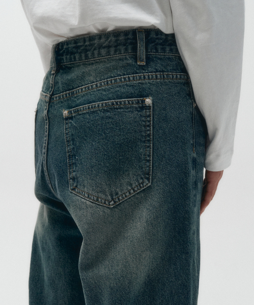 ECORR（エコル）の「フロントラインデニムパンツ_ブルー（デニムパンツ・メンズ・その他・1/2/3）」の4枚目の写真
