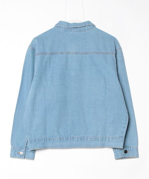 mitis(ミティス)の「mitis 10oz デニム タック ジャケット Gジャン デニムジャケット(デニムジャケット・レディース・ライトブルー/ブラック/インディゴブルー・M)」の19枚目の写真