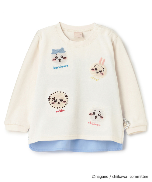 セール】【アニメちいかわ】お顔モチーフ長袖Tシャツ（Tシャツ