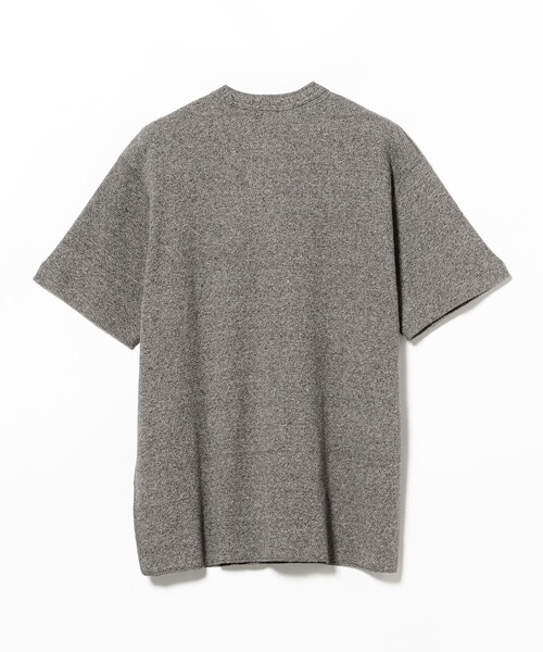 BEAMS PLUS（ビームスプラス）の「【別注】Healthknit / Honeycomb Thermal Henry Neck T-shirt（Tシャツ/カットソー・メンズ・チャコールグレー/ナチュラル・S/XL/L/M）」の9枚目の写真