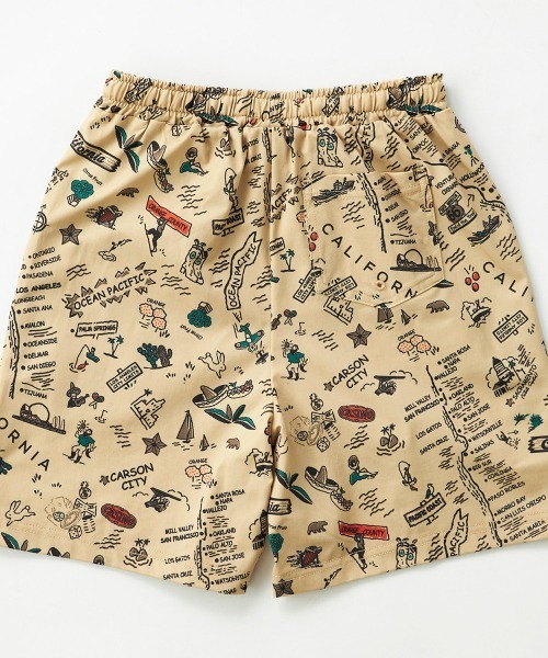 Ocean Pacific（オーシャンパシフィック）の「【OP:オーピー】キッズ水陸両用ペアテックスショートパンツ（水着・キッズ・ベージュ/ブルー・130/140/150/160）」の5枚目の写真