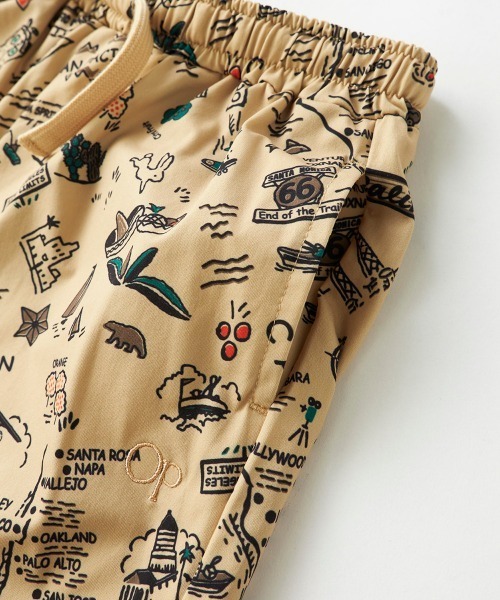 Ocean Pacific（オーシャンパシフィック）の「【OP:オーピー】キッズ水陸両用ペアテックスショートパンツ（水着・キッズ・ベージュ/ブルー・130/140/150/160）」の4枚目の写真