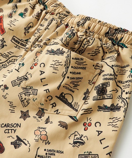 Ocean Pacific（オーシャンパシフィック）の「【OP:オーピー】キッズ水陸両用ペアテックスショートパンツ（水着・キッズ・ベージュ/ブルー・130/140/150/160）」の3枚目の写真