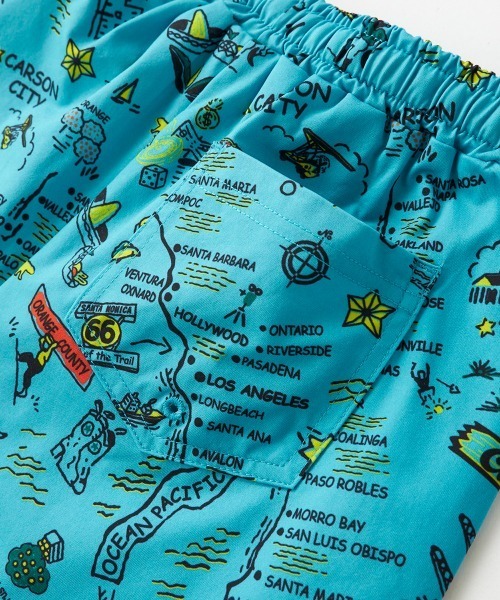 Ocean Pacific（オーシャンパシフィック）の「【OP:オーピー】キッズ水陸両用ペアテックスショートパンツ（水着・キッズ・ベージュ/ブルー・130/140/150/160）」の9枚目の写真