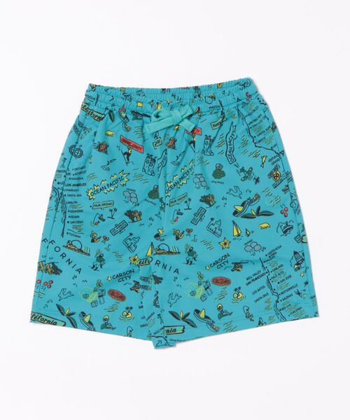 Ocean Pacific（オーシャンパシフィック）の「【OP:オーピー】キッズ水陸両用ペアテックスショートパンツ（水着・キッズ・ベージュ/ブルー・130/140/150/160）」の6枚目の写真