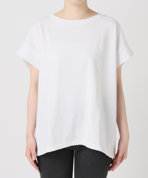 JOURNAL STANDARD relume(ジャーナルスタンダード レリューム)の「コットンドロップショルダー ドロストT(Tシャツ/カットソー・レディース・オレンジ/ブラウン/ホワイト/ブラック・FREE)」の7枚目の写真
