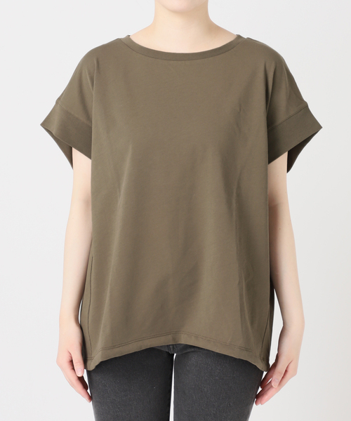 JOURNAL STANDARD relume(ジャーナルスタンダード レリューム)の「コットンドロップショルダー ドロストT(Tシャツ/カットソー・レディース・オレンジ/ブラウン/ホワイト/ブラック・FREE)」の6枚目の写真