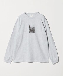 6 | ＜6(ROKU)＞NEW YORK PHOTO GRAY ロングスリーブTシャツ(Tシャツ/カットソー)