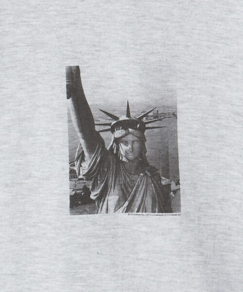 6（ロク）の「＜6(ROKU)＞NEW YORK PHOTO GRAY ロングスリーブTシャツ（Tシャツ/カットソー・レディース・ライトグレー・L/S）」の5枚目の写真